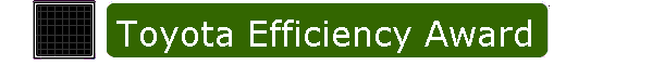 Toyota Efficiency Award